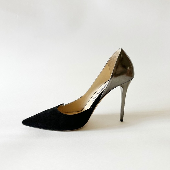 Jimmy Choo Heels Black Metallic - Picture 1 of 7